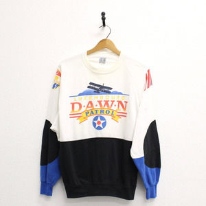 Vintage Luxembourg Dawn Patrol Airplane Sweatshirt Large